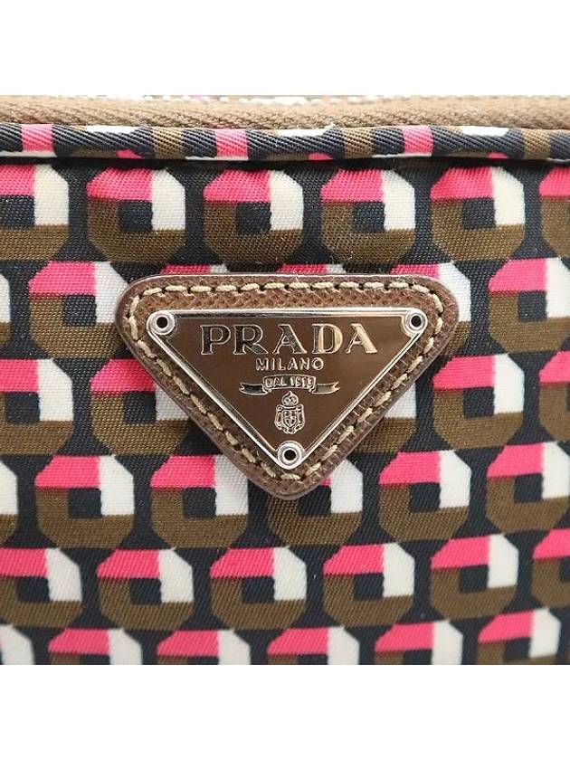 1N1861 Pocono double zipper mini cross bag - PRADA - BALAAN 4