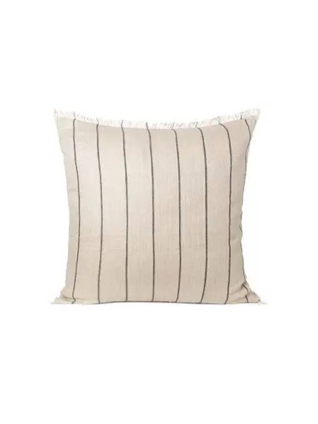 Wonderum Calm Cushion Large Camel Black - FERM LIVING - BALAAN 1