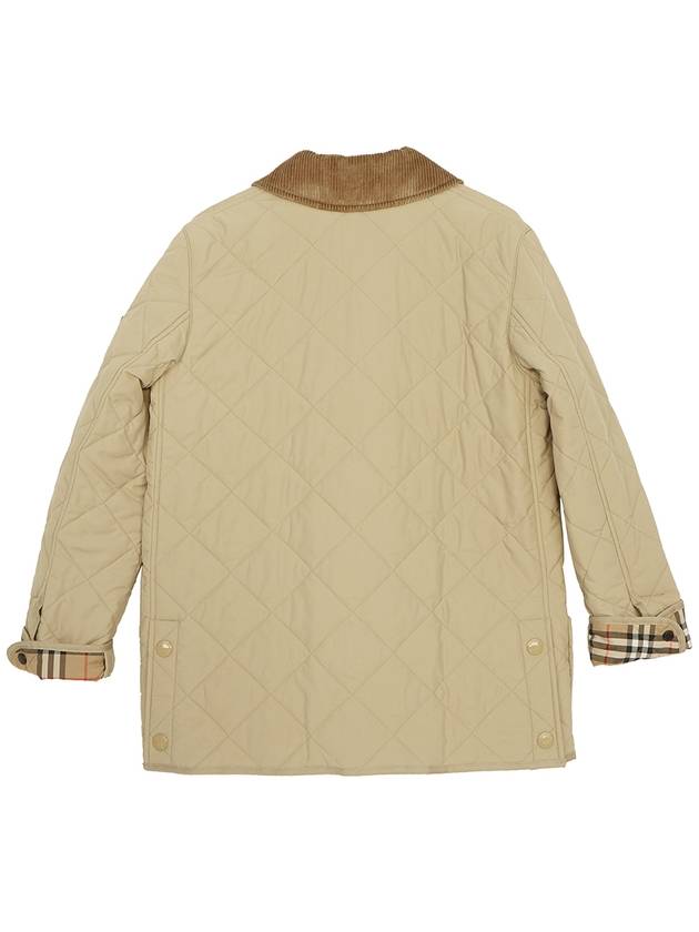 Diamond Quilted Thermoregulated Barn Jacket Honey - BURBERRY - BALAAN 3