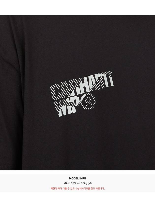 Jalou C Short Sleeve T-Shirt Black - CARHARTT WIP - BALAAN 7