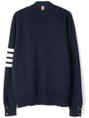 Milano Stitch 4 Bar Cardigan Navy - THOM BROWNE - BALAAN 4