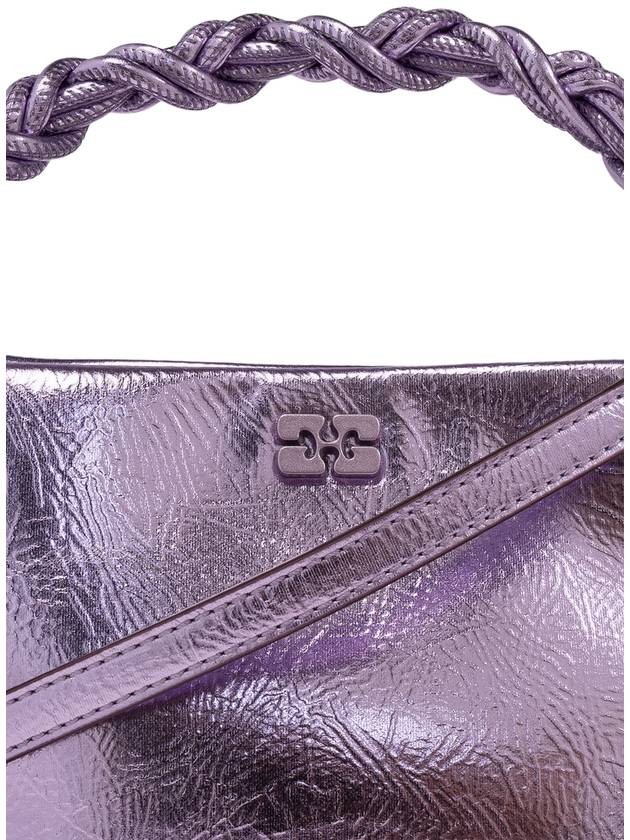 Ganni Handbag With Logo, Women's, Purple - GANNI - BALAAN 6