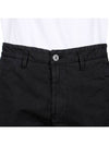 Supima Cotton Twill Stretch TC Straight Pants Black - STONE ISLAND - BALAAN 7