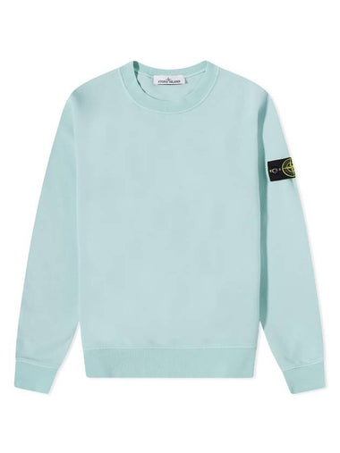 Wappen Patch Crew Neck Sweatshirt Mint - STONE ISLAND - BALAAN 1