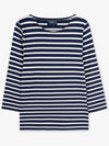 Galathee Striped Sailor Long Sleeve T-Shirt Navy - SAINT JAMES - BALAAN 3