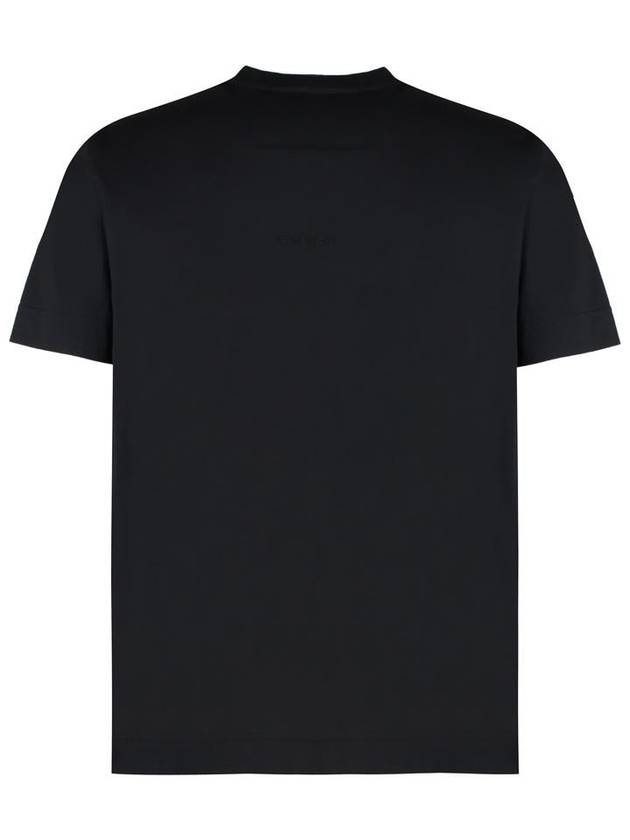 Embroidered 4G Logo Cotton Short Sleeve T-shirt Black - GIVENCHY - BALAAN 3