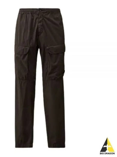 50 Fili Stretch Cargo Straight Pants Black - CP COMPANY - BALAAN 2