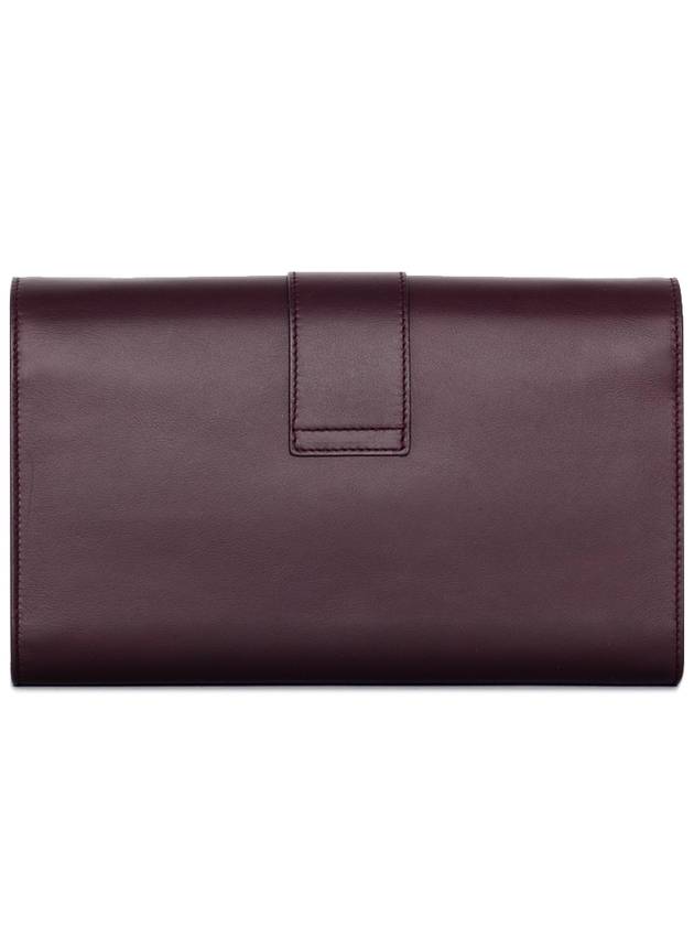 Y Clutch Chain Bag 348117 BJ50J 6475 Burgundy - SAINT LAURENT - BALAAN 3