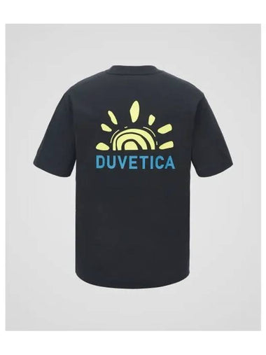 Points 5 Tiny M Dark Navy Men s Short Sleeve T Shirt - DUVETICA - BALAAN 1