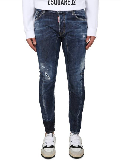 Tidy Biker Jeans Navy Blue - DSQUARED2 - BALAAN 2