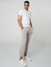 Zipper Jogger G Pants Light Beige - ATHPLATFORM - BALAAN 4