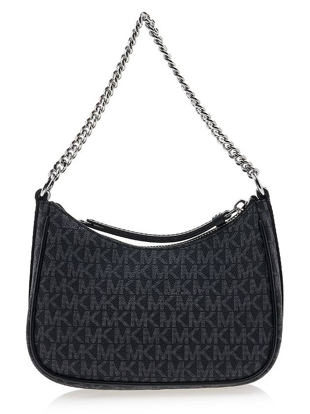 Small Logo Jetset Charm Shoulder Bag Black - MICHAEL KORS - BALAAN 4