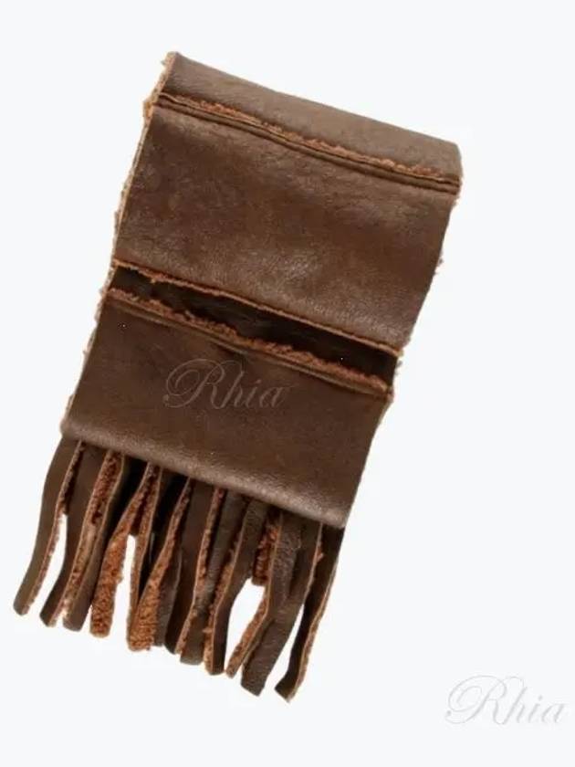 Shearling Scarf Dark Brown - OUR LEGACY - BALAAN 2