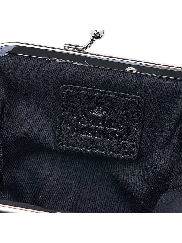 Women's Grain Pulse Frame Coin Wallet Black - VIVIENNE WESTWOOD - BALAAN 10