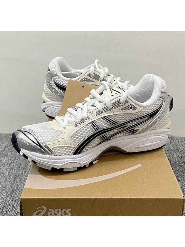 Gel Kayano 14 Low Top Sneakers White Midnight - ASICS - BALAAN 7