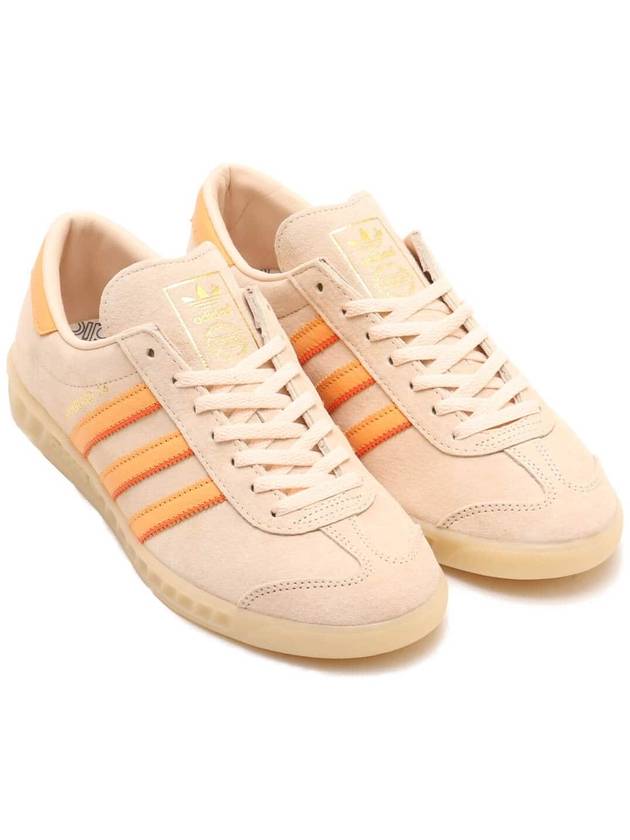 Hamburg 24 OG Leather Low-Top Sneakers Crystal Sand - ADIDAS - BALAAN 1