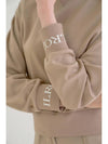 Jacquard Sweat Shirt BEIGE - ILROZE - BALAAN 3