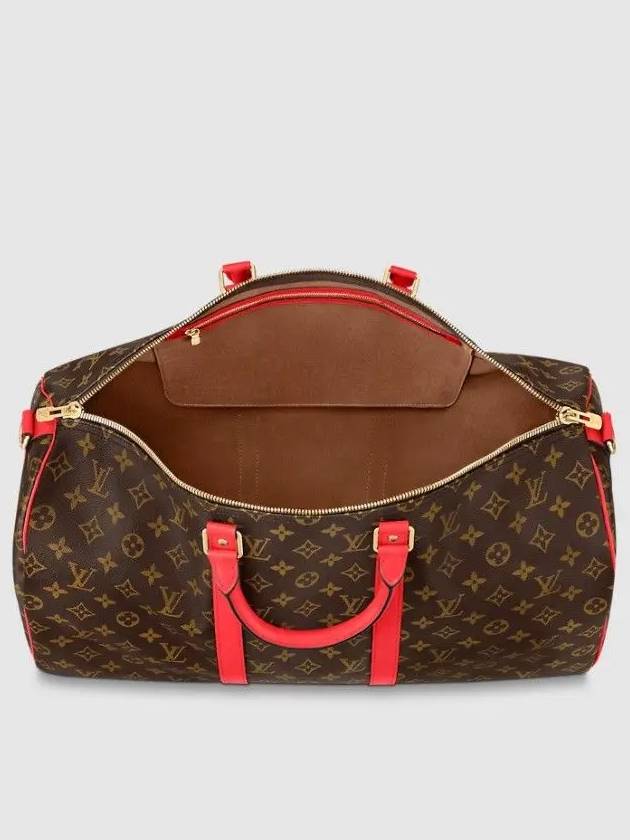 Keepall Bandouli?re 50 Monogram Duffel Bag Brown - LOUIS VUITTON - BALAAN.