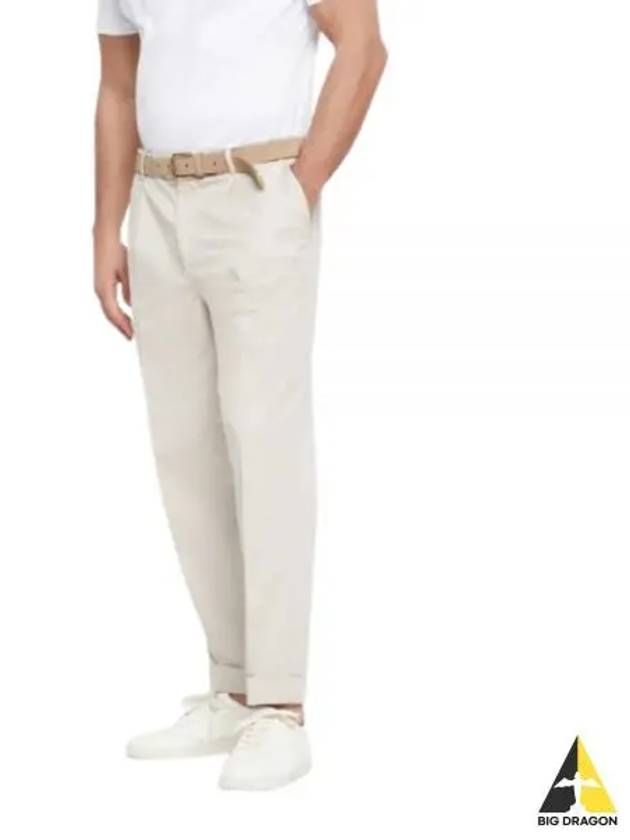 Lace Sure Fit Cotton Straight Pants Light Beige - BRUNELLO CUCINELLI - BALAAN 2