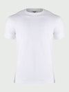 Unisex Slim Wide Plain Muscle Fit T-Shirt White - MAVRK - BALAAN 1