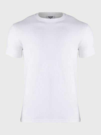 Slim Wide Muscle Fit Short Sleeve T-Shirt White - MAVRK - BALAAN 2