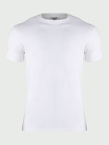 Slim Wide Muscle Fit Short Sleeve T-Shirt White - MAVRK - BALAAN 1