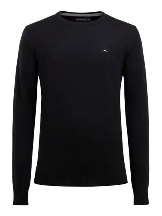 Men's Lyle True Merino Sweater Black - J.LINDEBERG - BALAAN 2