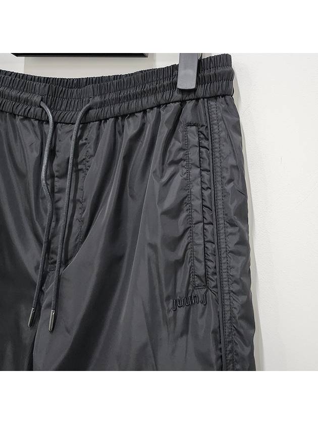 Drawstring Waistband Nylon Jogger Track Pants Black - JUUN.J - BALAAN 5