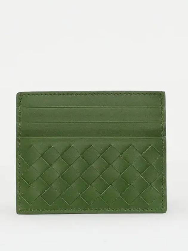 Intrecciato Classic Card Wallet Green - BOTTEGA VENETA - BALAAN 2