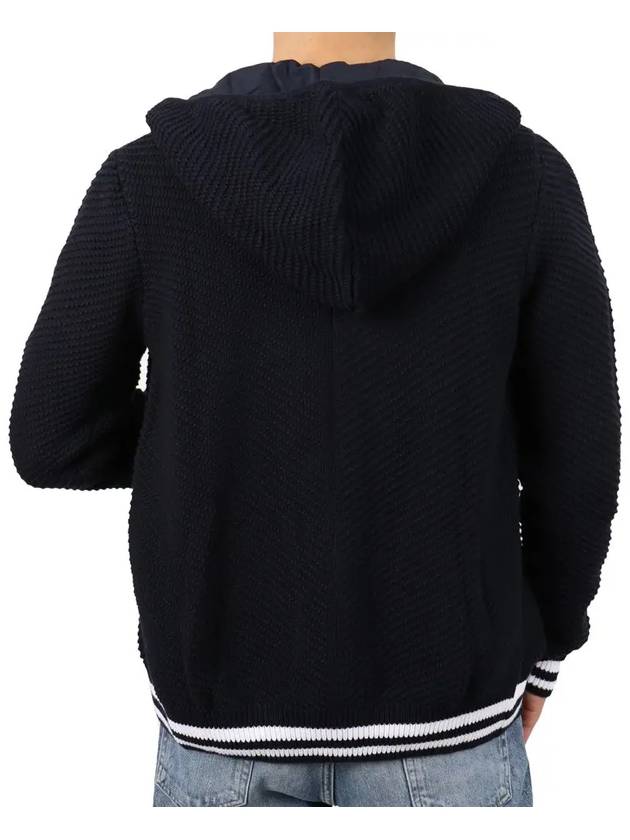 hooded zip-up knit jumper - IKALOOOK - BALAAN 4