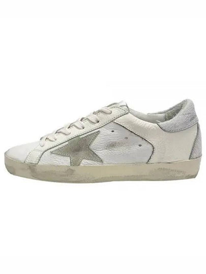 Superstar Suede Tab Low Top Sneakers White - GOLDEN GOOSE - BALAAN 2