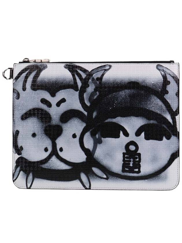 4G tag print clutch bag BK6093K1E9 004 - GIVENCHY - BALAAN 1