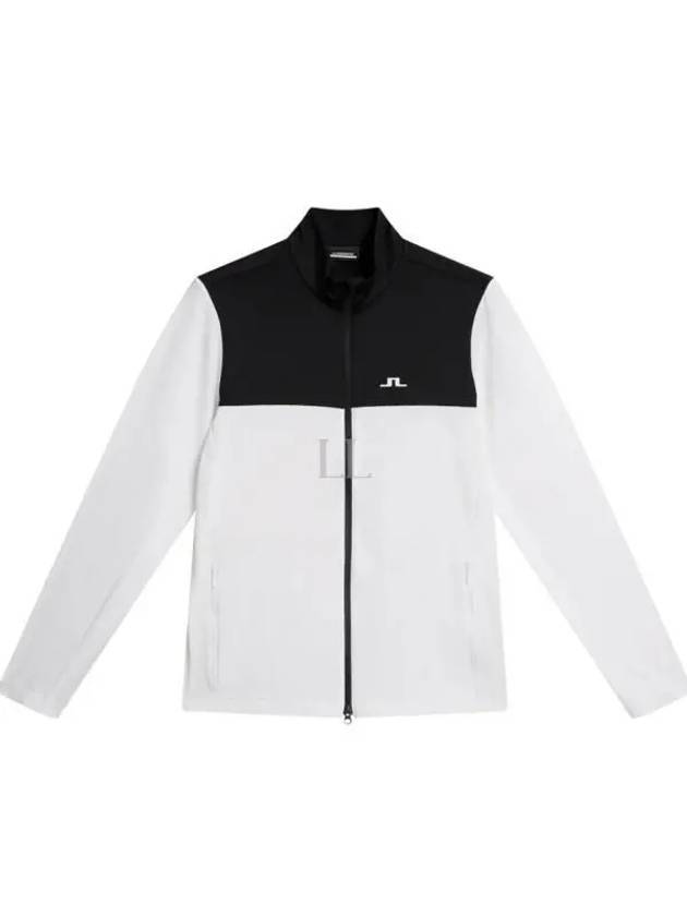 Banks Mid Layer Zip-Up Jacket White - J.LINDEBERG - BALAAN 1