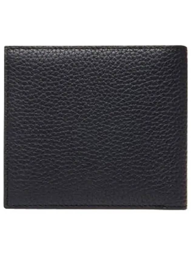 Striped Leather Half Wallet Black - BALLY - BALAAN 3