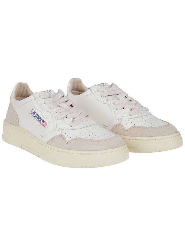 Medalist Goatskin Low Top Sneakers White - AUTRY - BALAAN 6