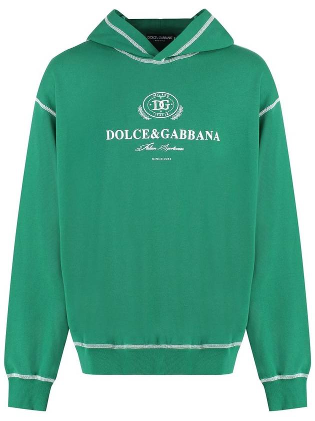 DOLCE & GABBANA FELPA CON CAPPUCCIO - DOLCE&GABBANA - BALAAN 1