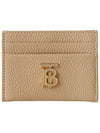 TB Grainy Leather Card Wallet Haute Beige - BURBERRY - BALAAN 2