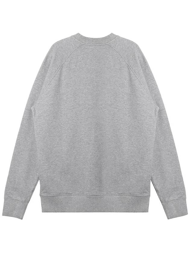 Palais Royal Classic Cotton Sweatshirt Grey Melange - MAISON KITSUNE - BALAAN 3