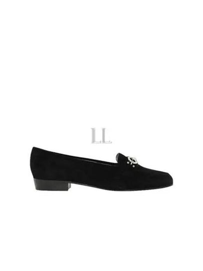 Leather Babs Leather Loafers Black - SALVATORE FERRAGAMO - BALAAN 2