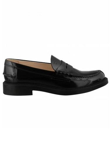 Women's Patent Leather Penny Loafers Black - TOD'S - BALAAN 1