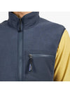 Men's Synchilla Fleece Vest Smolder Blue - PATAGONIA - BALAAN 5