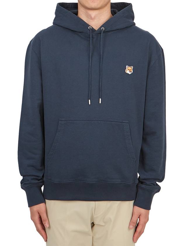 Fox Head Patch Regular Hoodie Navy - MAISON KITSUNE - BALAAN 2