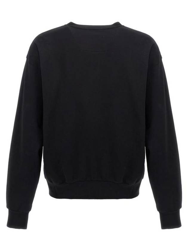 Logo Detail Crew Neck Sweatshirt Black - GIVENCHY - BALAAN 3