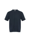 Men's Short Sleeve T-Shirt Dark Navy SW21ETS01DN - SOLEW - BALAAN 2