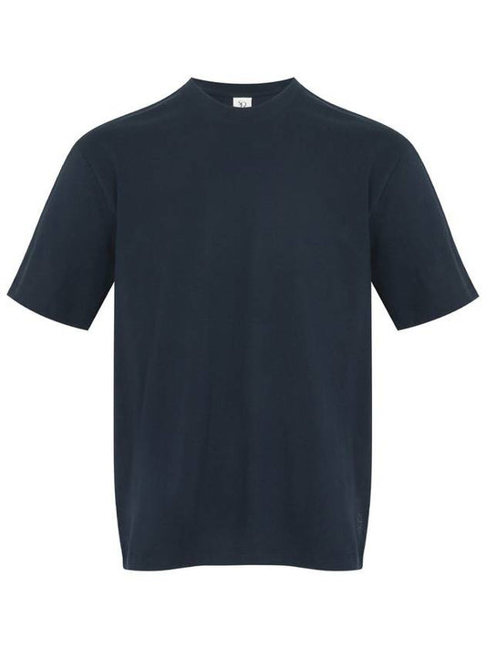 Men's Short Sleeve T-Shirt Dark Navy SW21ETS01DN - SOLEW - BALAAN 2
