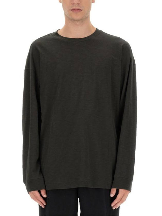 Men's Allston Cotton Jersey Long Sleeve T-Shirt Black - THEORY - BALAAN 2