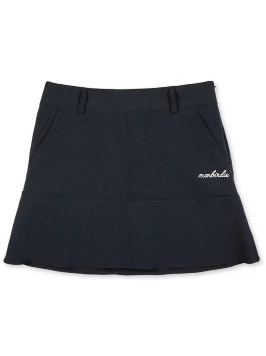 High stretch mini flare skirt DNAVY - MONBIRDIE GOLF - BALAAN 2