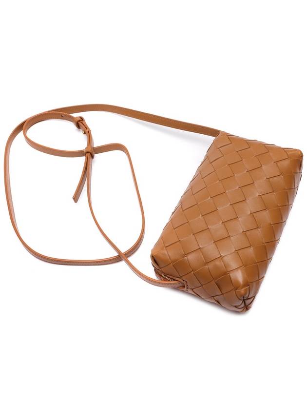 Intrecciato Mini Cross Bag Brown - BOTTEGA VENETA - BALAAN 6