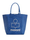 Yenky Embroidered Logo Large Shopper Tote Bag Blue - ISABEL MARANT - BALAAN 2