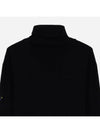 Logo Patch Wool Turtleneck Black - STONE ISLAND - BALAAN 7